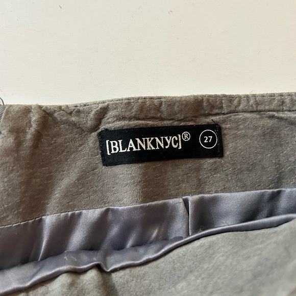 BLANKNYC 100% Leather Real Suede Front Faux Wrap Lace Side Detail Mini Skirt 27 - Picture 12 of 15